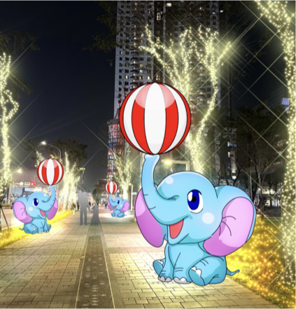 Circus Elephant Spin